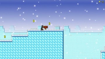 SuperTux 0.4.0 The Enterance to the Cave reverse 2 times slow motion