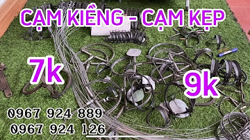 7k, 9k - Cạm bẫy chuột, cạm bẫy chồn, Cáo , Sóc,mèo / Cạm kẹp chân giá rẻ.
