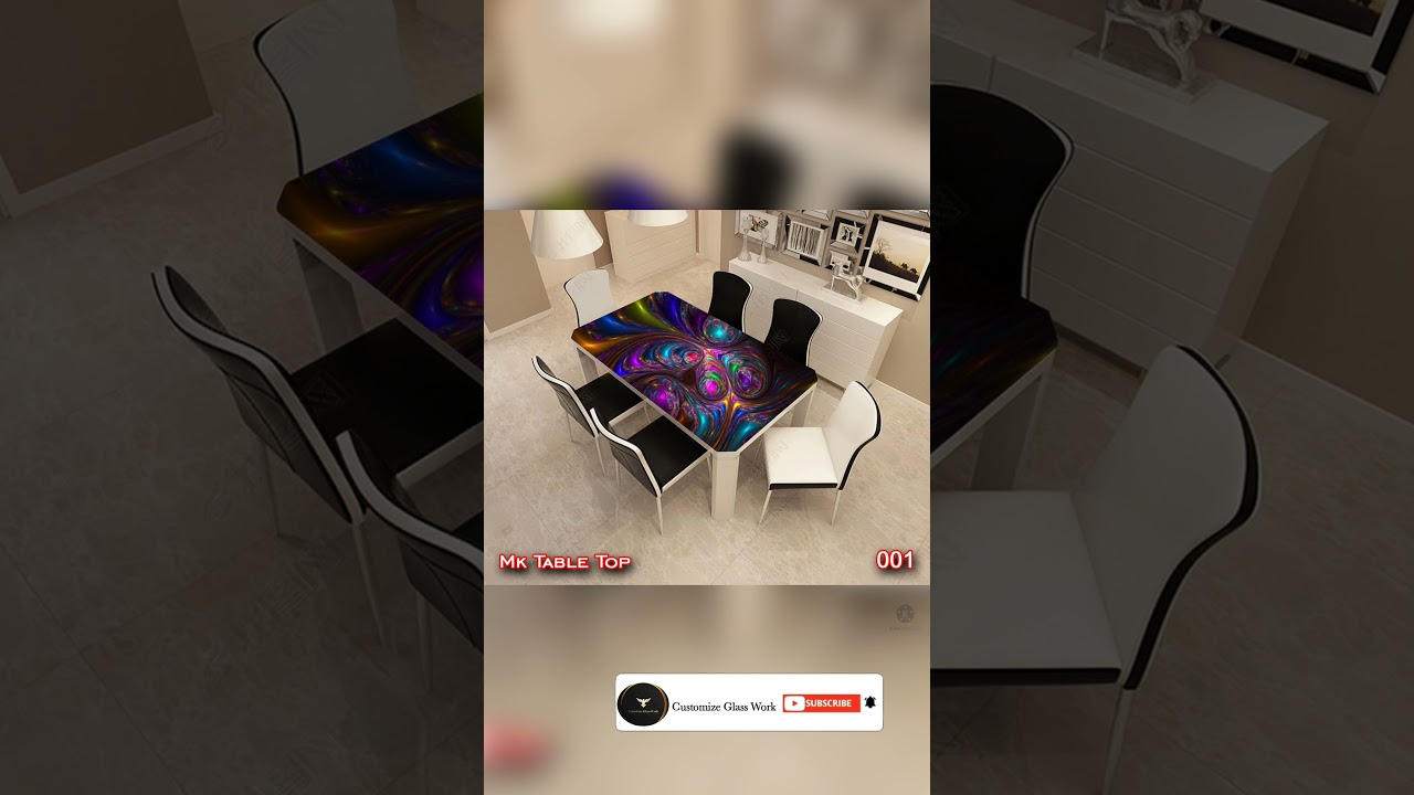 3D DIGITAL Dining Table Top amazing design 