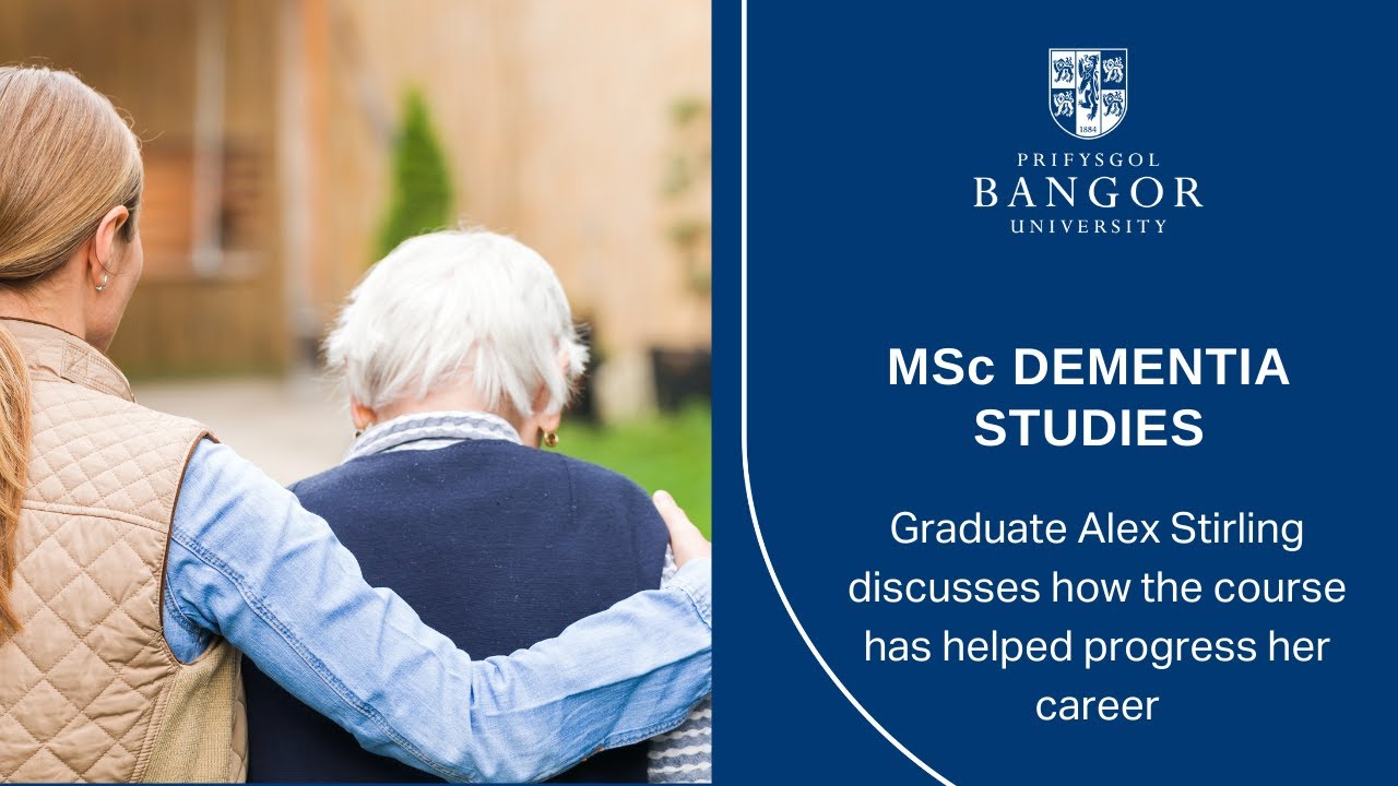 Graduate Alex Stirling discusses her career progression following the MSc Dementia Studies Course