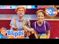 Blippi & Meekah - Moonlight Rollerway! | Educational Videos for Kids | Blippi and Meekah Kids TV