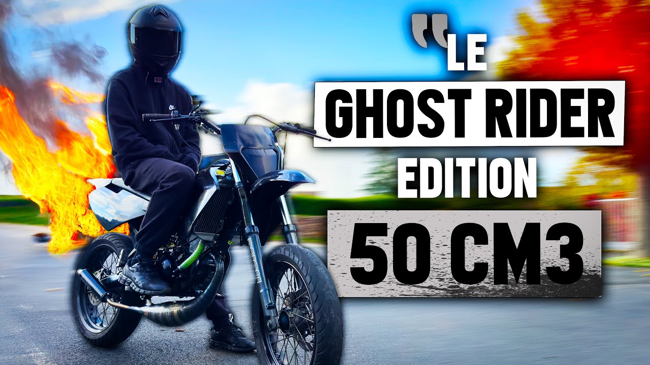 Le GHOST RIDER est de retour… mais en 50cc ! - YouTube