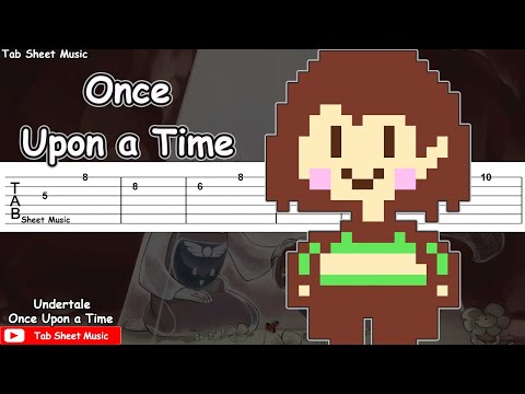 Undertale OST - Once Upon A Time Guitar Tutorial