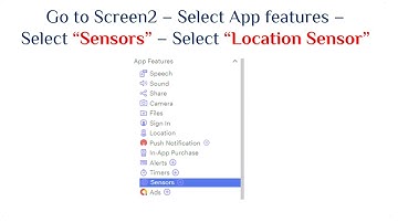 Location Sensor and Map using Thunkable