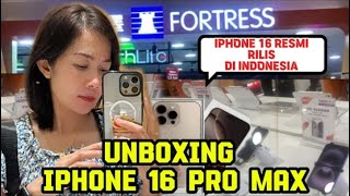 AKHIRNYA IPHONE 16 RESMI MASUK INDONESIA, LANGSUNG BELI BUAT LEBARAN #ibox#iphone16promax#applestore
