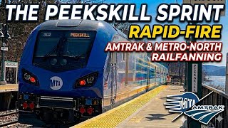 Hudson Line action in PEEKSKILL!! With @MrReedsTrains89 