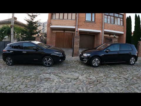 видео: Nissan leaf 2020 vs VW e-golf 2019