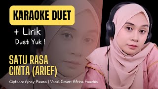 Karaoke Duet Satu Rasa Cinta (Arief) | Karaoke Duet Jangan Tanya Bagaimana Esok (Arief)