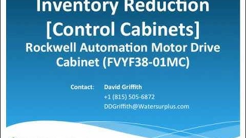 Rockwell Automation Motor Drive Cabinet (FVYF38-01MC)