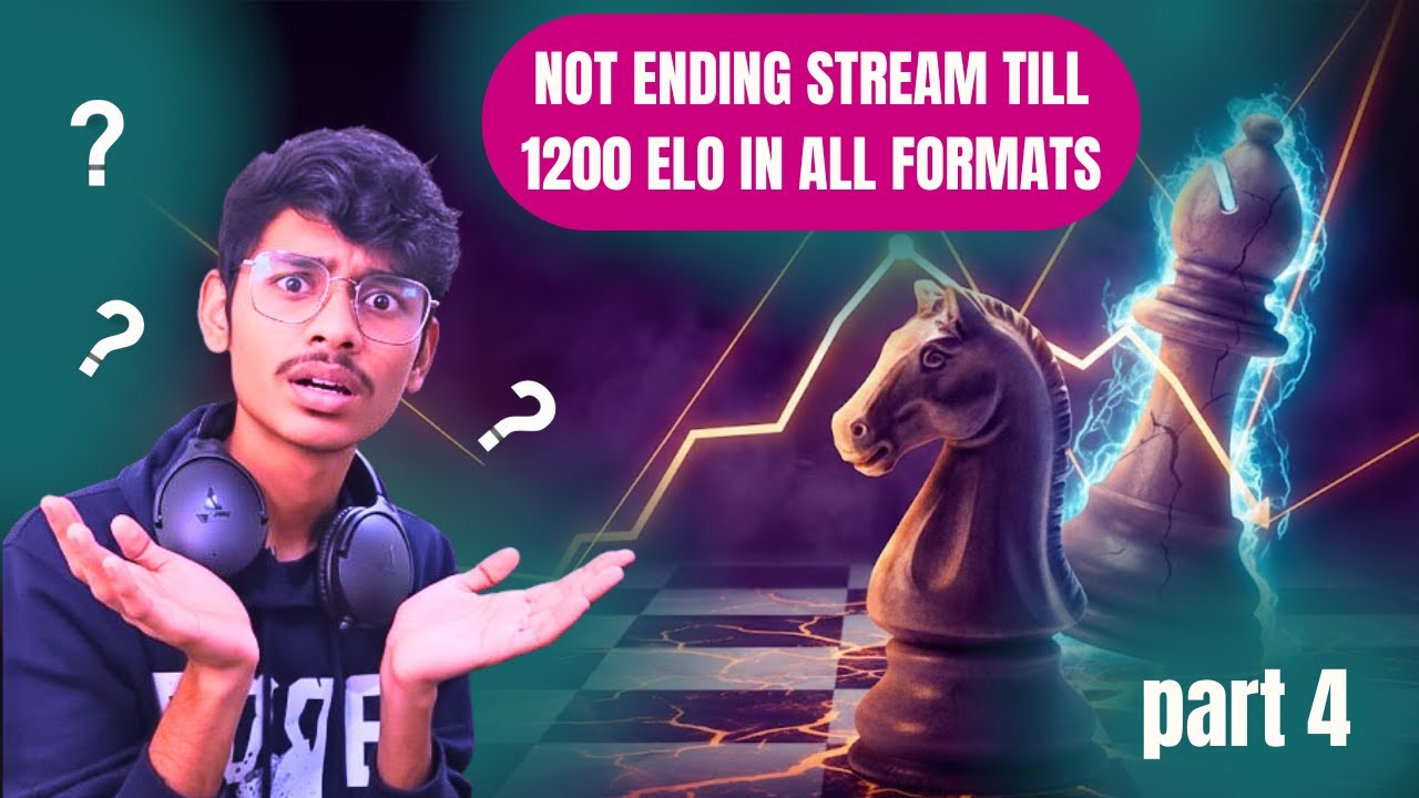 Chess Stream of reaching 1300 elo