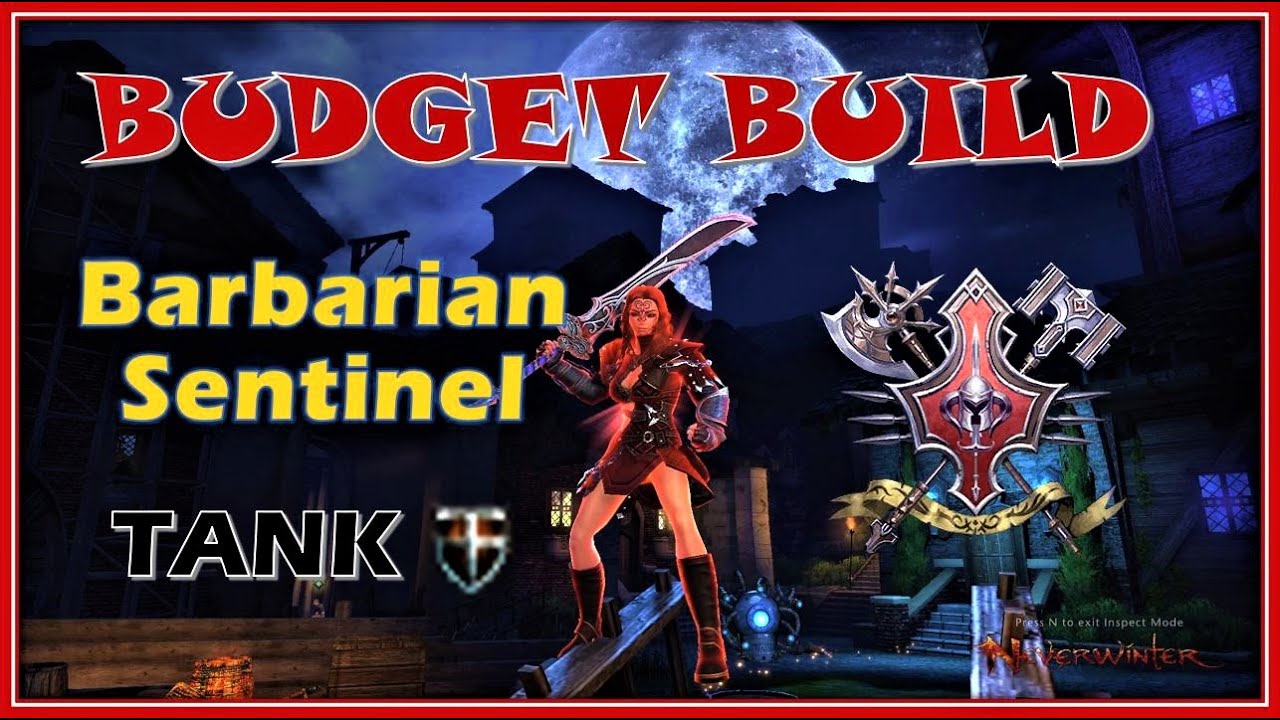 BUDGET Build Barbarian TANK for Random Queues M19 Neverwinter YouTube