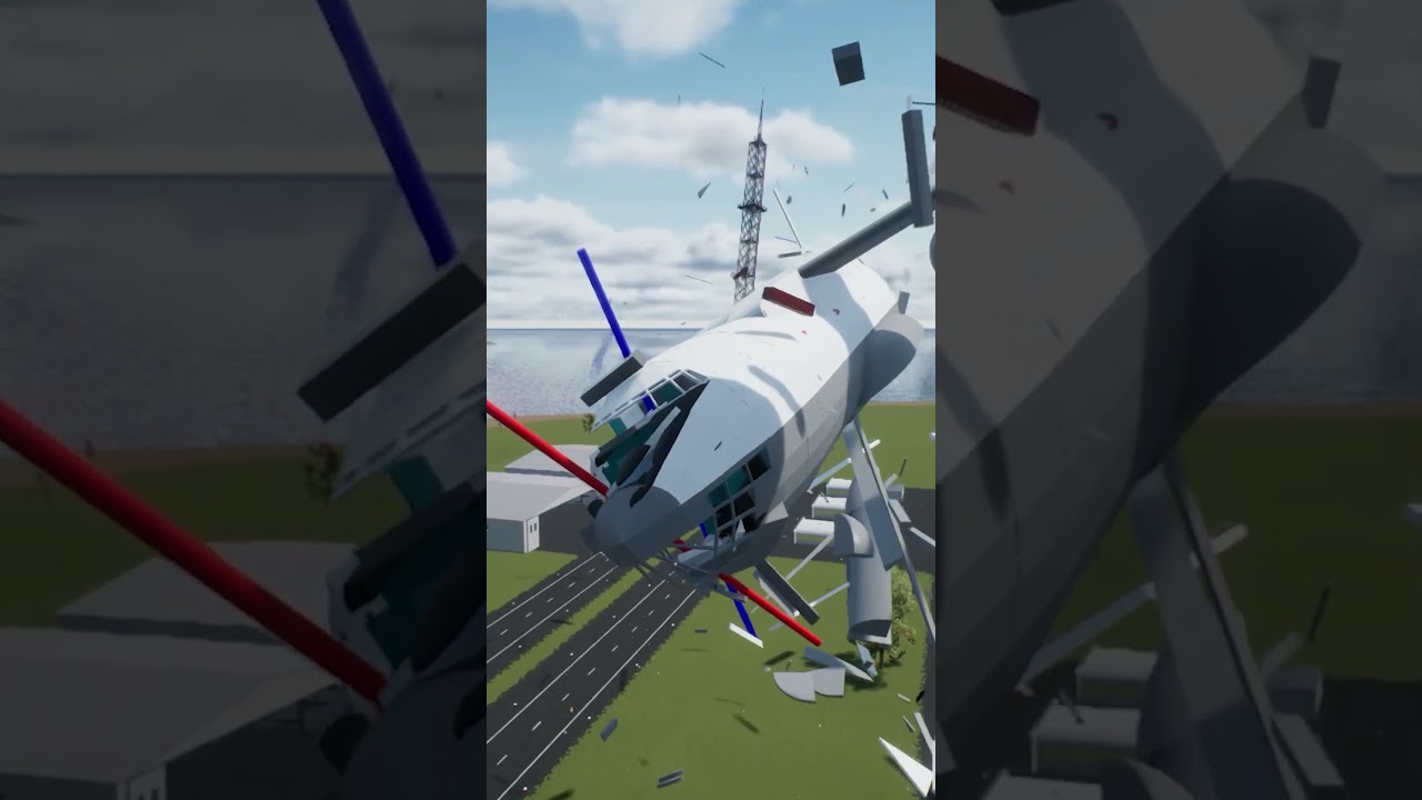 AIRPLANE CRASHED INTO RADIO TOWER  