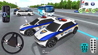 Police Block Highway Traffic! 🚓 Crazy Bus & Car Jam | 3D Driving Class Gameplay (Android & iOS) | screenshot 2