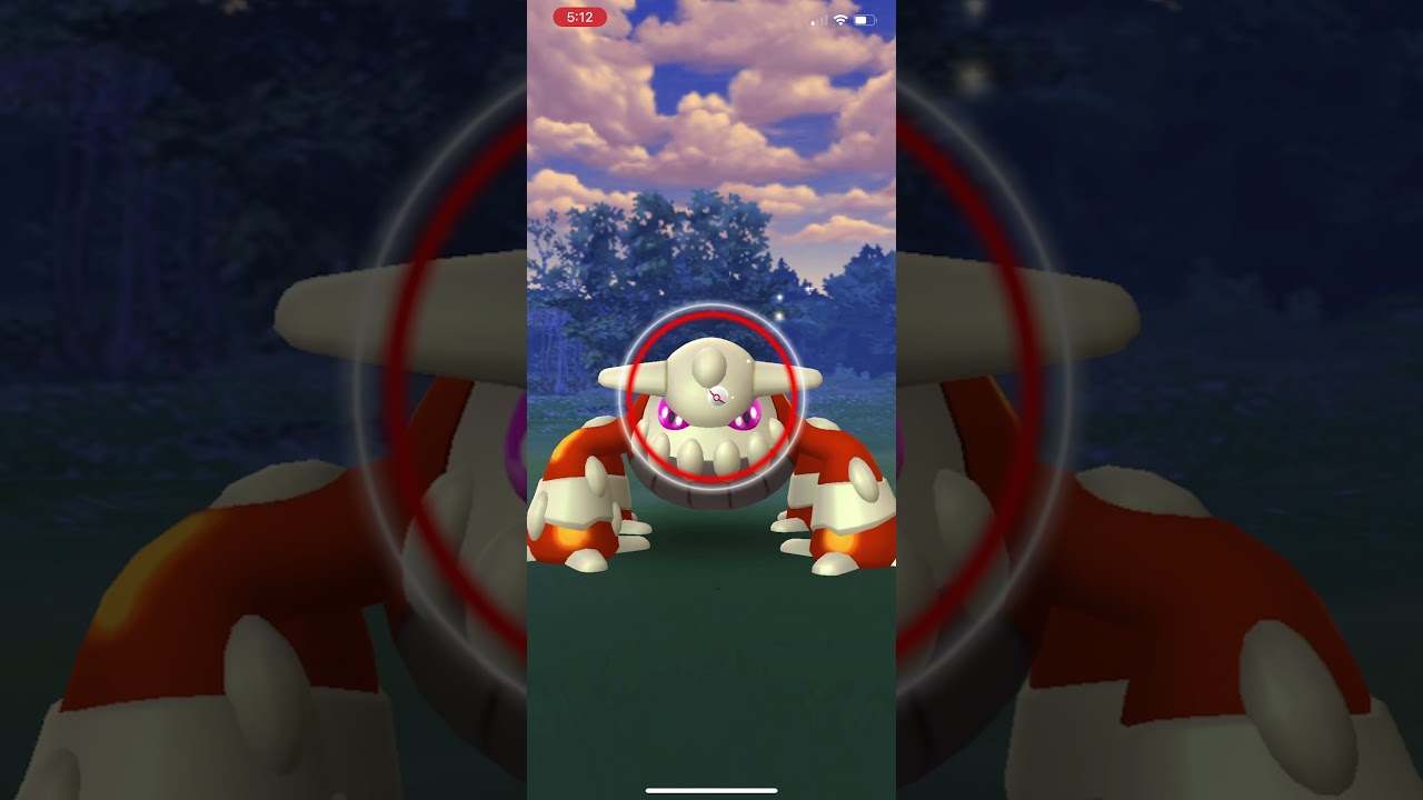 Shiny Heatran Catch in Pokémon Go!!