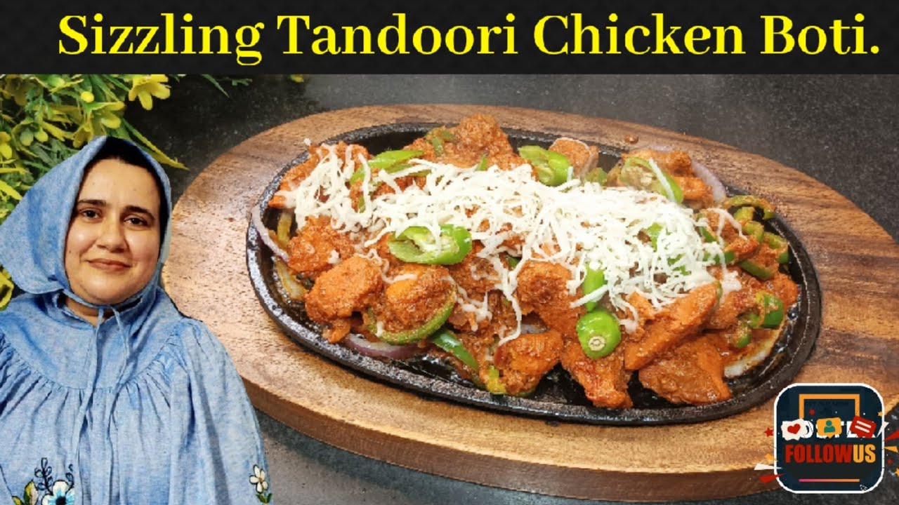 Sizzling Tandoori Chicken Boti| Tandoori Boti Recipe@BohraRecipe - YouTube