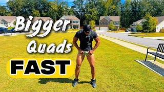 Top 5 Quad Killer Exercises at Home (20lb Weighted Vest Workout)