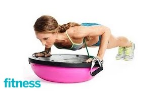 BOSU Ball Push Up Arm Exercise | Fitness
