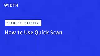 QuickScan Demo | AI-Powered Compliance Screening with WIDTH screenshot 4