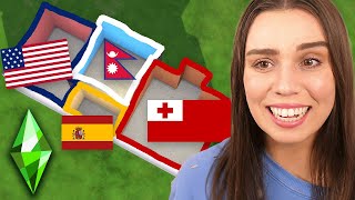 The Sims 4 but every room is a different COUNTRY 
