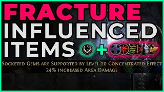 surely this will be nerfed  you can actually fracture influenced mods now [poe 3.24 necropolis]