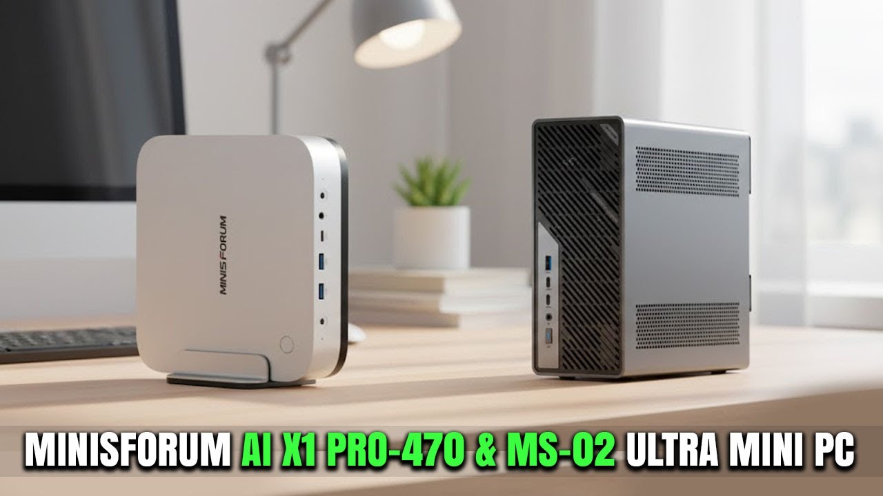Minisforum AI X1 Pro-470 & MS-02 Mini PC Launched With AMD Ryzen