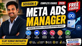 Digital Marketing Course Session 6 | Meta Ads Library, A/B Testing &amp; Facebook Ad Account Setup