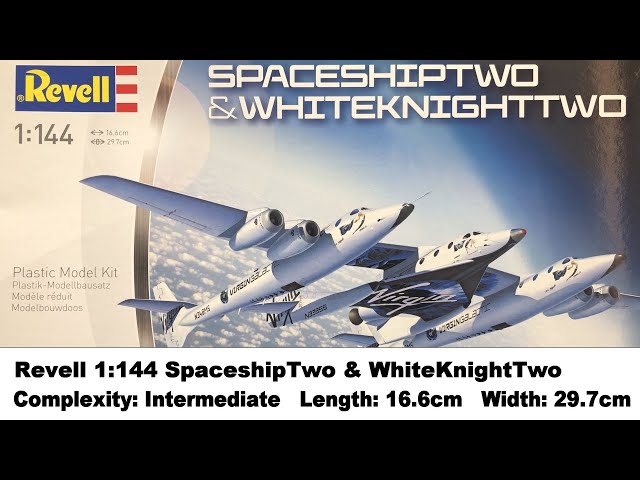 Revell 1:144 SpaceShipTwo & WhiteKnightTwo Kit Review - YouTube