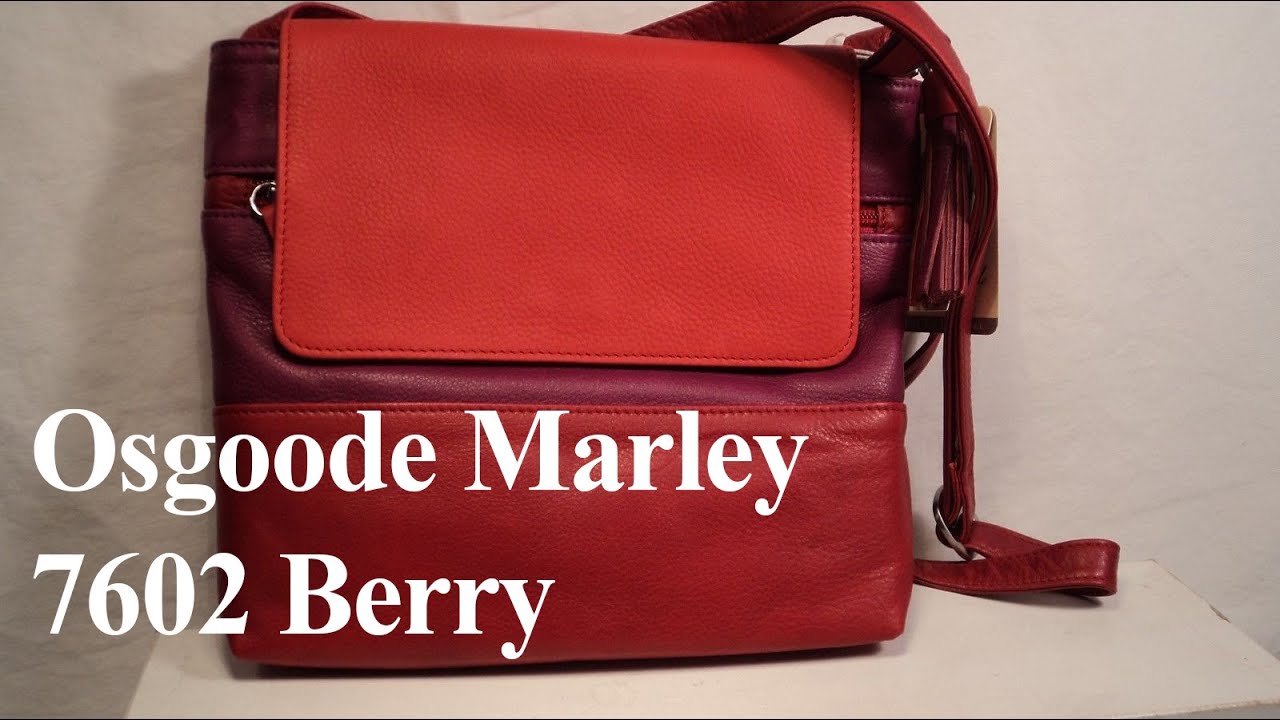 Review of Osgoode Marley Berry Cashmere Leather Cross Body Bag
