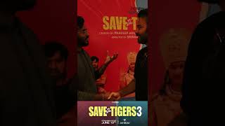 🔥 Save The Tigers 3 Team Fun Interaction | JioHotstar Event | Telugu Shorts 🎬🐯