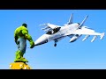 GTA 5 Epic Ragdolls | Hulk Jumps / Fails #2