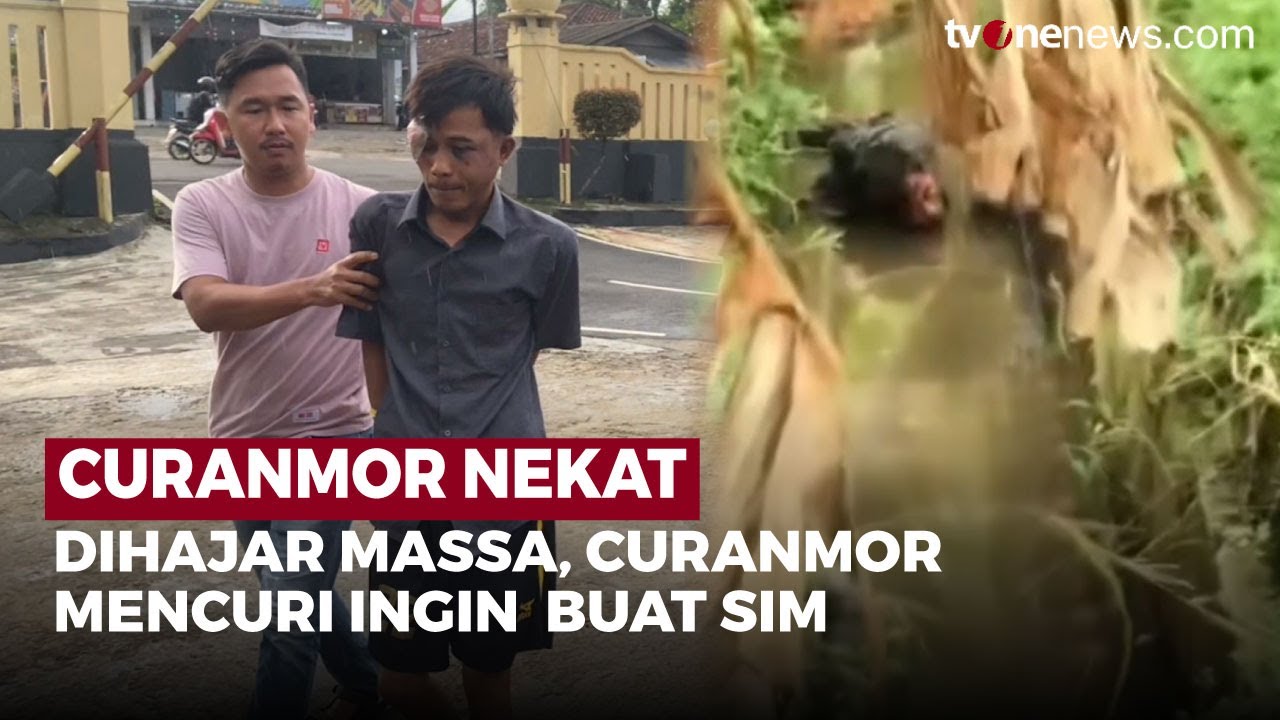 Tertangkap Basah! Curanmor di Pandeglang Dimassa, Sembunyi dalam Parit | OneNews Update