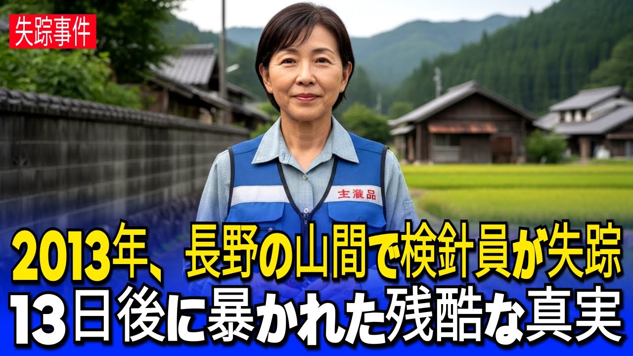 2013年、長野の山間で検針員が失踪——13日後に暴かれた残酷な真実