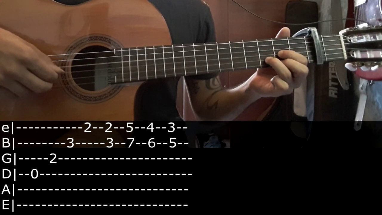 Luna Cautiva (Jorge Cafrune) - Punteo + Tablatura - YouTube