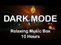 Minecraft Relaxing Music Box 10 Hours (DARK MODE + rain)