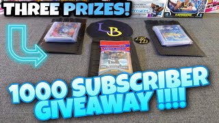 Road to 1000 SUBSCRIBER GIVEAWAY announcement!!!