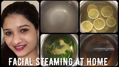 #6 Beauty tips - Facial Steam cleansing / Facial steaming at home in Hindi with English subtitles