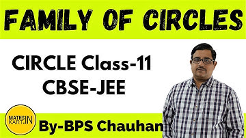Family of Circles | Circle Class-11 CBSE/JEE Maths