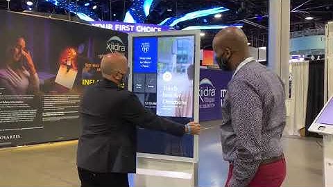 The New 49 inch Rotating Touch Screen Kiosk