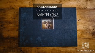 Queensberry Albums - Overlay Wedding Album (14x10&quot; Contemporary Leather)