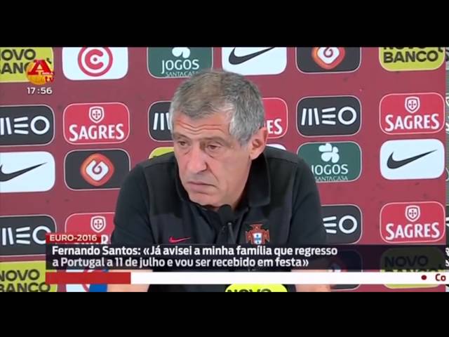 Futebol Épico - Fernando Santos divulgou hoje a