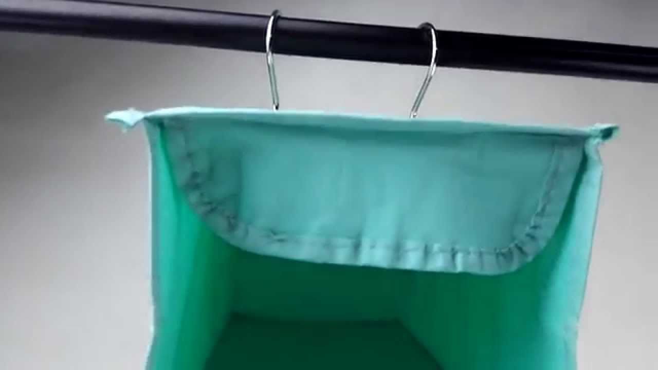 Oxford Fabric 10-shelf Hanging Shoe Organizer Rack - YouTube