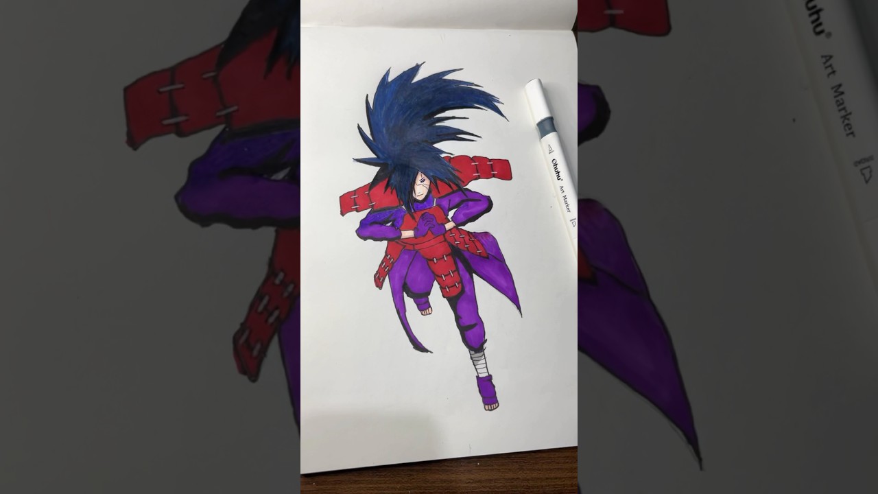 Drawing madara uchiha full body || 