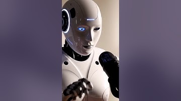 AI Robot ASMR: The Keyboard Whisperer #shortvideo #mukbang #eatingsounds #eating