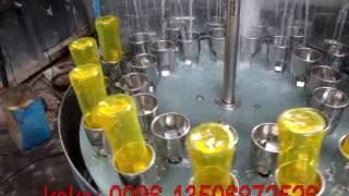 30 nozzles cup rotary PET bottle washing machinery