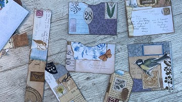 Masterboard Monday . Creating, embellishing and using master boards for junk journal ephemera