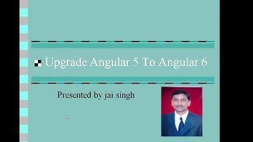 Upgrade Angular5 To Angular6