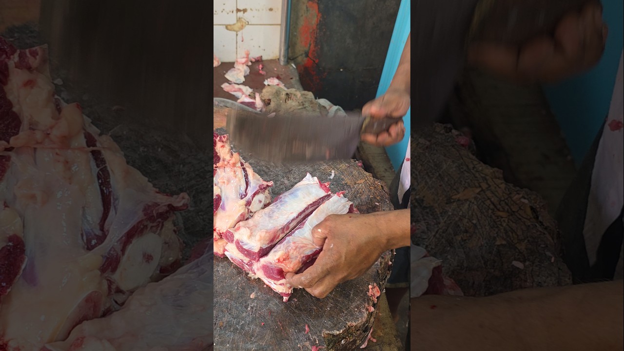 Cow meat pitch cutting in Bangladesh 🇧🇩Real process. Real skills. 🥩🔥