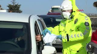 Tuzlada İstanbula Giriş - Çıkış Denetimi... Kurallara Uyanlar Çoğunlukta