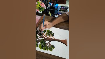 Painting A Lone Tree #shorts #trending