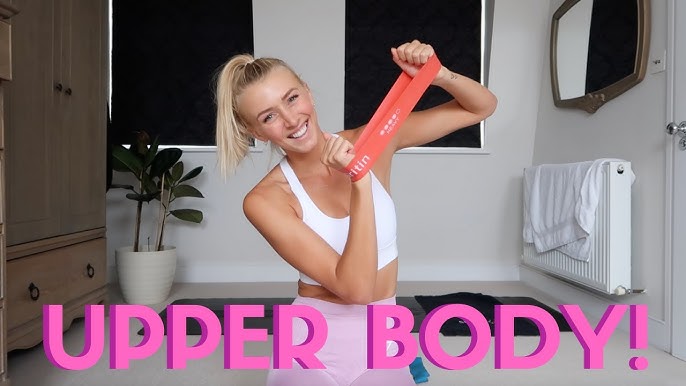 20 Min UPPER BODY WORKOUT at Home with Resistance Band 